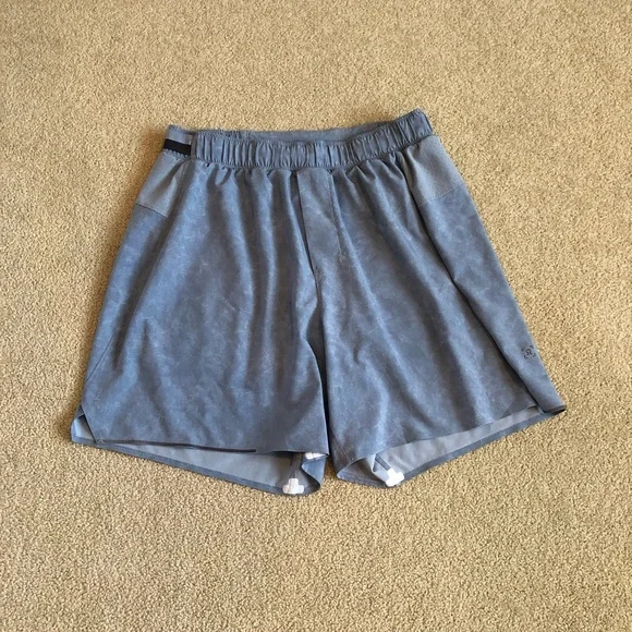 lululemon athletica Shorts Lululemon Blue Surge Shorts Mens